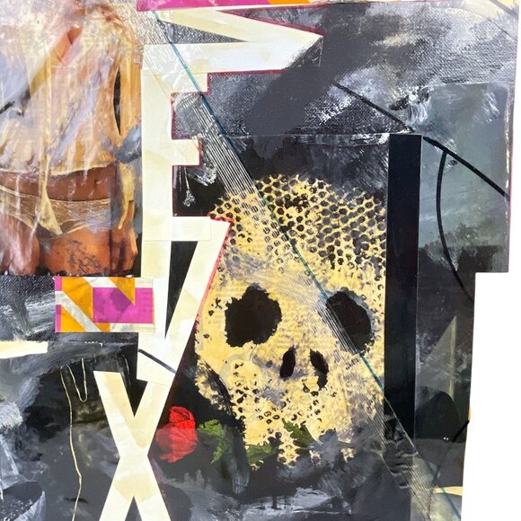 Trevor Williamson The Little Death Original Mixed Media Art 22'' X 28'' For Home - Picture 13 of 16